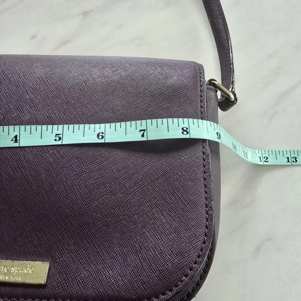 Kate Spade Leather Crossbody Handbag Women Newbury Lane Carsen Excellent - Picture 8 of 12